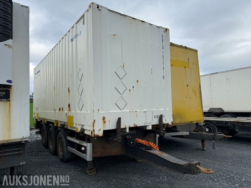 2013 HFR trippelkjerre med container - مقطورة: صور 2 2013 HFR trippelkjerre med container - مقطورة: صور 2