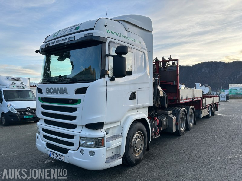 2014 SCANIA R450 kranbil / Krantrekker med kran og HRD planhenger – selges samlet - شاحنة جرار: صور 3 2014 SCANIA R450 kranbil / Krantrekker med kran og HRD planhenger – selges samlet - شاحنة جرار: صور 3
