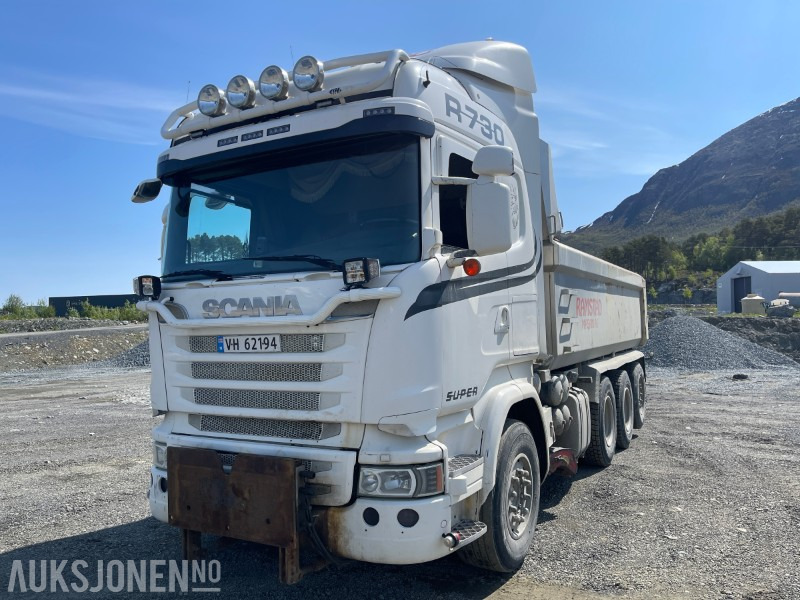 2014 Scania R730 Tridem Brøyterigget tippbil m/ underliggende skjær fra 2021! Euro 6 - قلابات: صور 1 2014 Scania R730 Tridem Brøyterigget tippbil m/ underliggende skjær fra 2021! Euro 6 - قلابات: صور 1
