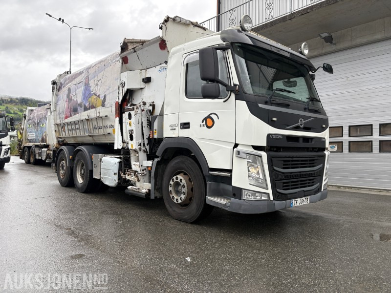 2014 Volvo FM420 EURO 6 sidelaster / komprimatorbil / renovasjonsbil - EU godkjent til 31.08.2026 - شاحنة القمامة: صور 2 2014 Volvo FM420 EURO 6 sidelaster / komprimatorbil / renovasjonsbil - EU godkjent til 31.08.2026 - شاحنة القمامة: صور 2