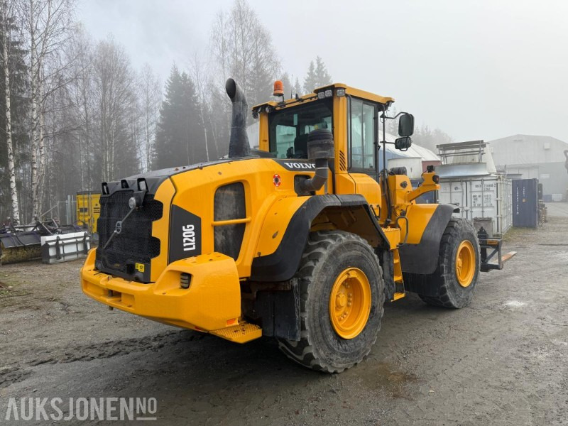 2014 Volvo L120G hjullaster, 7763 timer, Hydr. pallegaffel, nylig service og årskontroll - اللودر بعجل: صور 5 2014 Volvo L120G hjullaster, 7763 timer, Hydr. pallegaffel, nylig service og årskontroll - اللودر بعجل: صور 5