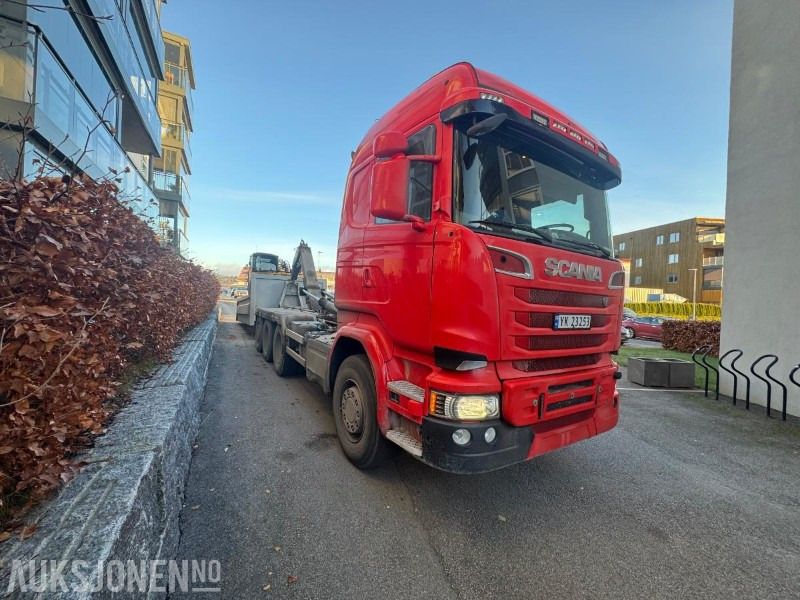 2015 Scania R580 8x4 tridem Krokbil / krokløft m/ JOAB 24t krok med knekk - شاحنة ذات الخطاف: صور 2 2015 Scania R580 8x4 tridem Krokbil / krokløft m/ JOAB 24t krok med knekk - شاحنة ذات الخطاف: صور 2