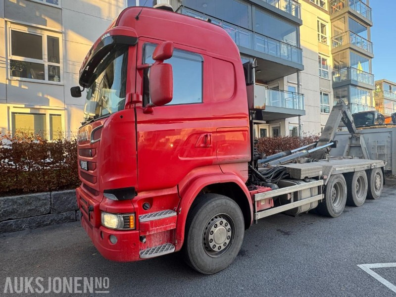 2015 Scania R580 8x4 tridem Krokbil / krokløft m/ JOAB 24t krok med knekk - شاحنة ذات الخطاف: صور 1 2015 Scania R580 8x4 tridem Krokbil / krokløft m/ JOAB 24t krok med knekk - شاحنة ذات الخطاف: صور 1