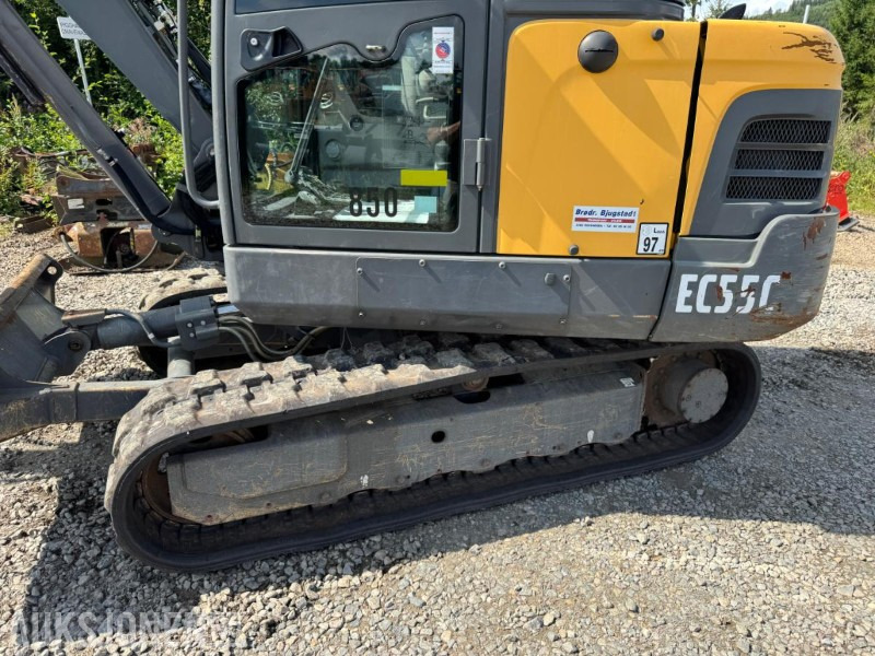 2015 Volvo EC55C GRAVEMASKIN MED KUN 1556 TIMER PÅ TELLEREN - حفارة: صور 4 2015 Volvo EC55C GRAVEMASKIN MED KUN 1556 TIMER PÅ TELLEREN - حفارة: صور 4