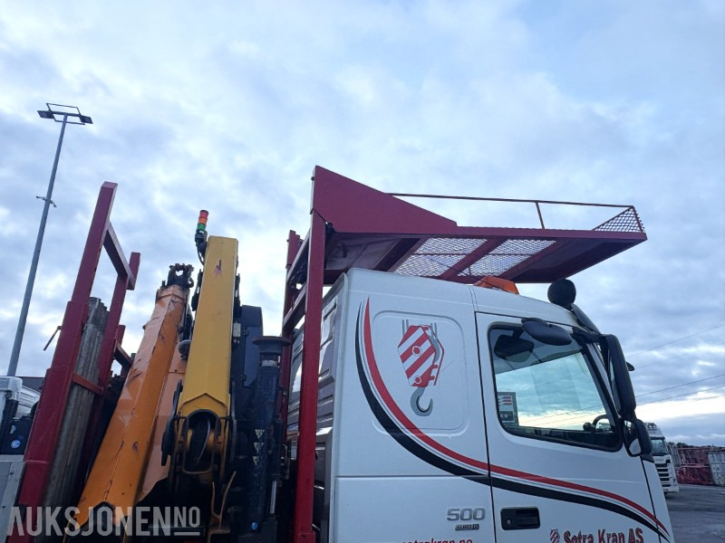 شاحنة كرين 2015 Volvo FM 500 8x4 kranbil - Effer 215/6S kran og ARKA planpåbygg - EU godkjent til 30.09.26: صور 13