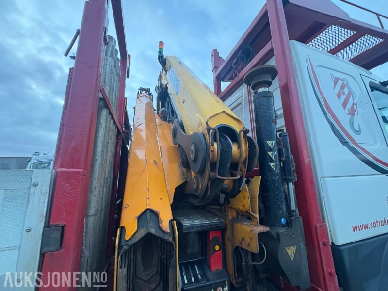 شاحنة كرين 2015 Volvo FM 500 8x4 kranbil - Effer 215/6S kran og ARKA planpåbygg - EU godkjent til 30.09.26: صور 12