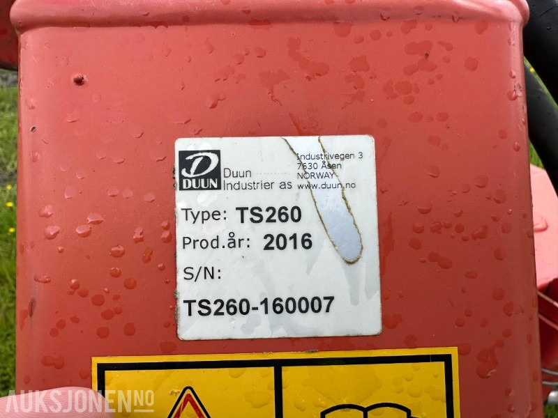 2016 DUUN TS260 BRØYTE SKJÆR - الآلات والماكينات الزراعية: صور 2 2016 DUUN TS260 BRØYTE SKJÆR - الآلات والماكينات الزراعية: صور 2