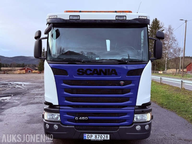 2016 Scania G450 EURO 6 444933 km m/ Krokflak med Hiab 140 AW kran - شاحنة ذات الخطاف: صور 2 2016 Scania G450 EURO 6 444933 km m/ Krokflak med Hiab 140 AW kran - شاحنة ذات الخطاف: صور 2