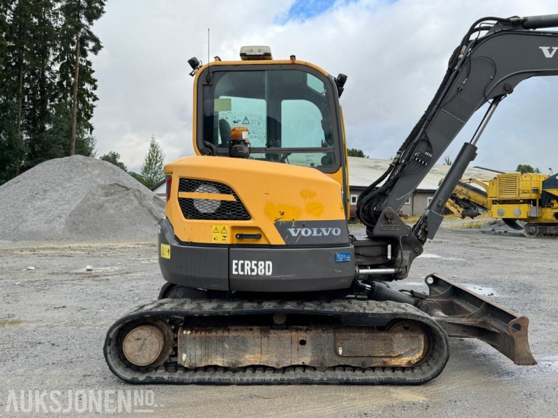2016 Volvo ecr58d beltegraver 4301t, tiltrotator, pusseskuff,steinskuff - حفارة: صور 3 2016 Volvo ecr58d beltegraver 4301t, tiltrotator, pusseskuff,steinskuff - حفارة: صور 3