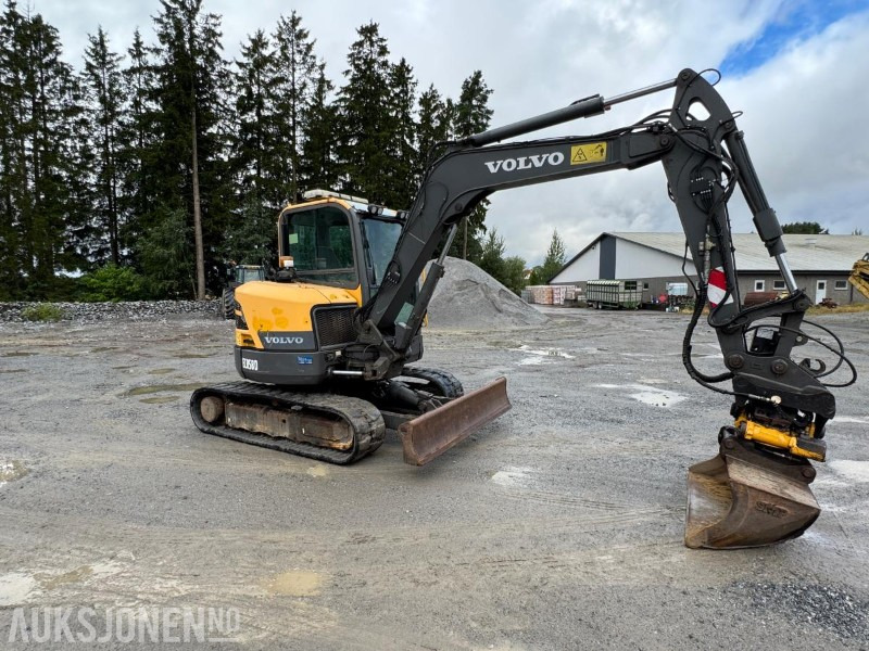 2016 Volvo ecr58d beltegraver 4301t, tiltrotator, pusseskuff,steinskuff - حفارة: صور 2 2016 Volvo ecr58d beltegraver 4301t, tiltrotator, pusseskuff,steinskuff - حفارة: صور 2
