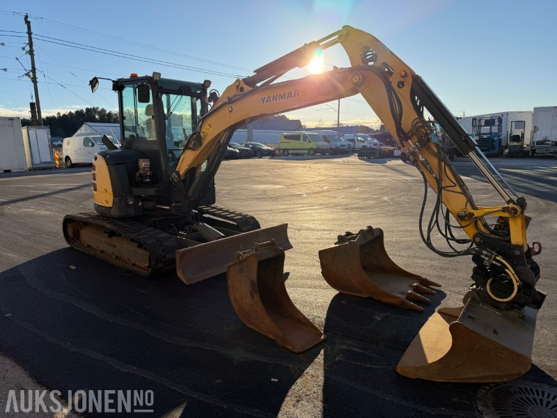 2016 Yanmar VIO57-U minigraver – Rototilt • 3 skuffer • Sentralsmøring • Kun 2 180 timer - حفارة مصغرة: صور 3 2016 Yanmar VIO57-U minigraver – Rototilt • 3 skuffer • Sentralsmøring • Kun 2 180 timer - حفارة مصغرة: صور 3