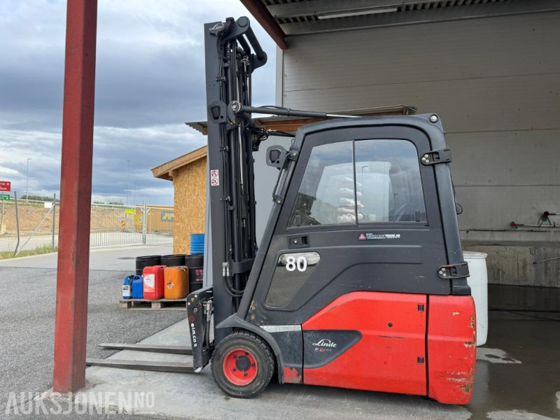 2017 Linde E18 motvektstruck, løftehøyde 6515, løftekapasitet 1800 kg - معدات المناولة: صور 2 2017 Linde E18 motvektstruck, løftehøyde 6515, løftekapasitet 1800 kg - معدات المناولة: صور 2