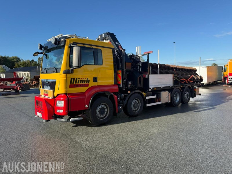 2017 MAN TGS 35.500 KRANBIL M/HIAB X-HIPRO 548 KRAN 8X4 HYDRODRIVE SERVICEHISTORIKK LAV KM. - شاحنة كرين: صور 3 2017 MAN TGS 35.500 KRANBIL M/HIAB X-HIPRO 548 KRAN 8X4 HYDRODRIVE SERVICEHISTORIKK LAV KM. - شاحنة كرين: صور 3