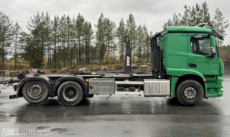 2017 MERCEDES-BENZ ACTROS 2546 6X2 KROKBIL JOAB EURO6 RETARDER VBG KAMERA LUFTFJÆRING - شاحنة ذات الخطاف: صور 4 2017 MERCEDES-BENZ ACTROS 2546 6X2 KROKBIL JOAB EURO6 RETARDER VBG KAMERA LUFTFJÆRING - شاحنة ذات الخطاف: صور 4