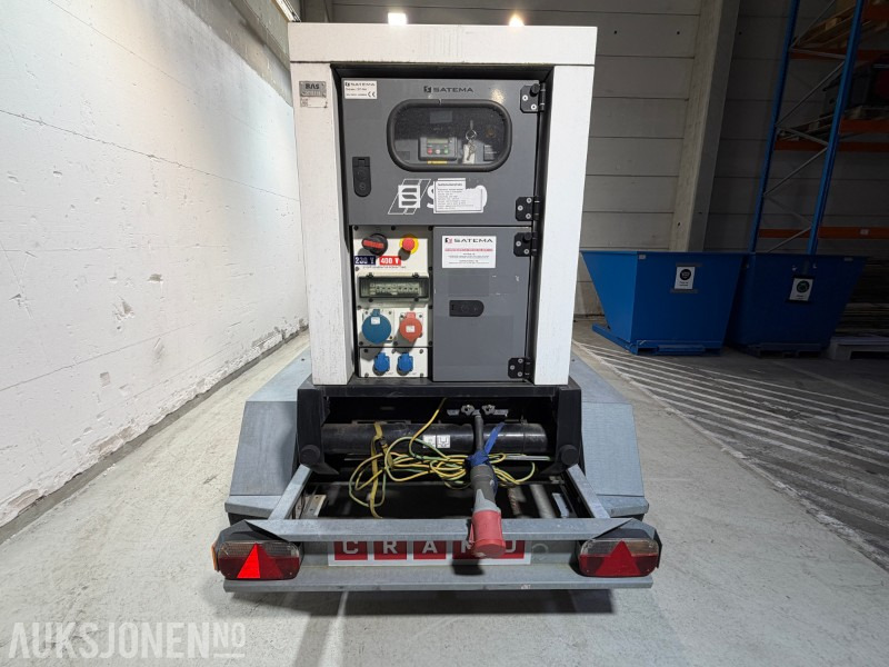 2017 SATEMA SDMO R44C3 40kVA 400V tilhengermontert strømaggregat - معدات البناء: صور 3 2017 SATEMA SDMO R44C3 40kVA 400V tilhengermontert strømaggregat - معدات البناء: صور 3