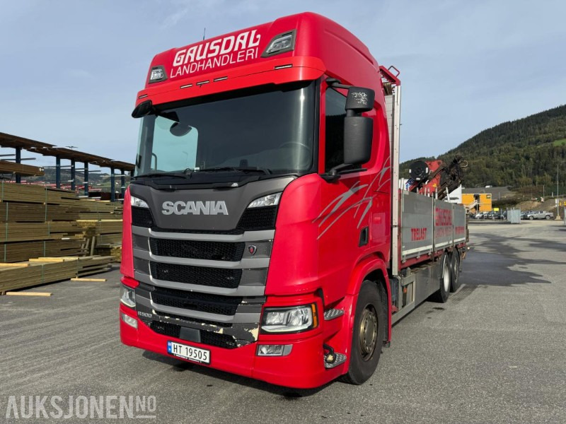 2017 Scania R500 planbil med HMF kran - شاحنة كرين: صور 4 2017 Scania R500 planbil med HMF kran - شاحنة كرين: صور 4