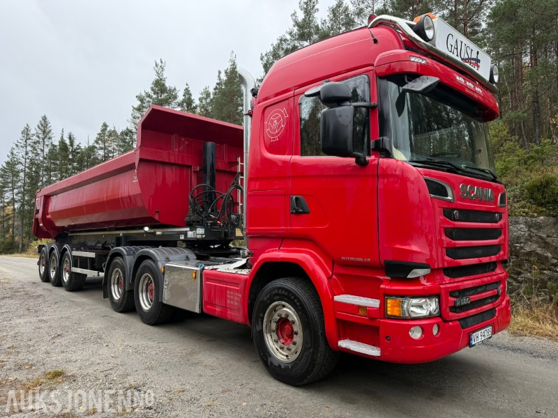 2018 Scania R580-V8-6x4-EURO6-260.000km-Tippsemi m/ Langendorf tralle - شاحنة جرار: صور 4 2018 Scania R580-V8-6x4-EURO6-260.000km-Tippsemi m/ Langendorf tralle - شاحنة جرار: صور 4