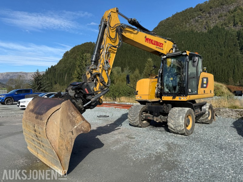 2018 Velholdt Cat M318F Hjulgraver med OilQuick Rotortilt, 9577 timer - حفارة: صور 2 2018 Velholdt Cat M318F Hjulgraver med OilQuick Rotortilt, 9577 timer - حفارة: صور 2