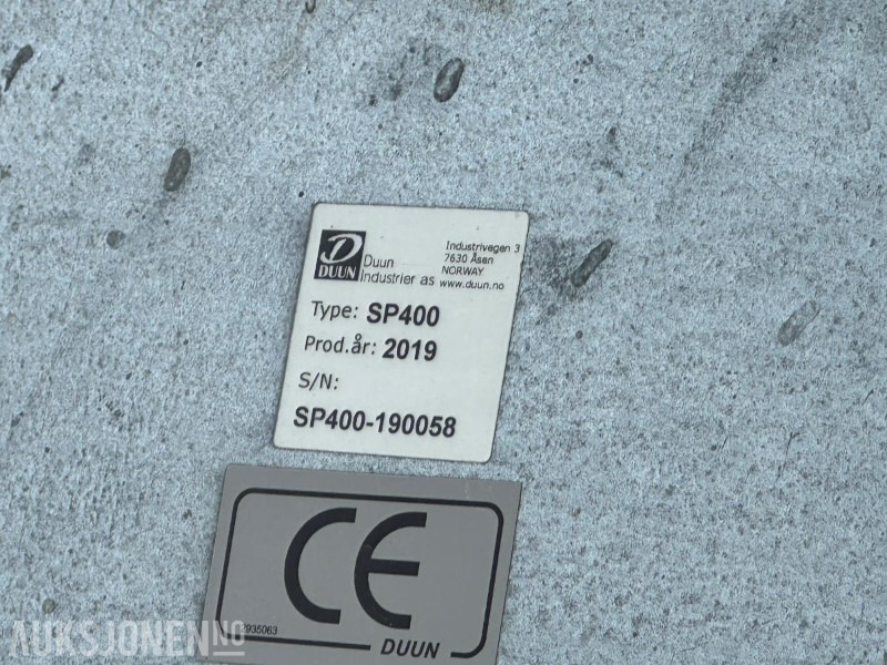 2019 DUUN SP400-190058 GJØDSELPUMPE MED RADIOSTYRING - الآلات والماكينات الزراعية: صور 2 2019 DUUN SP400-190058 GJØDSELPUMPE MED RADIOSTYRING - الآلات والماكينات الزراعية: صور 2