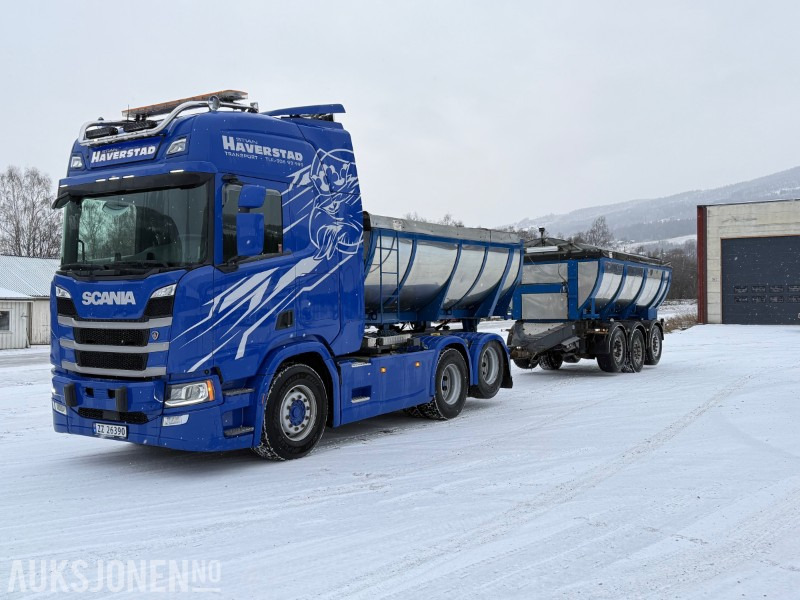 2019 Scania R-serie 6x2NB kombibil - Brøyterigget - قلابات: صور 1 2019 Scania R-serie 6x2NB kombibil - Brøyterigget - قلابات: صور 1