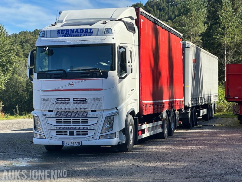 2019 Volvo FH 500 med Krone kapelltralle og dolly – Modulvogntog med full sideåpning - euro 6 - بصندوق مغلق شاحنة: صور 1 2019 Volvo FH 500 med Krone kapelltralle og dolly – Modulvogntog med full sideåpning - euro 6 - بصندوق مغلق شاحنة: صور 1