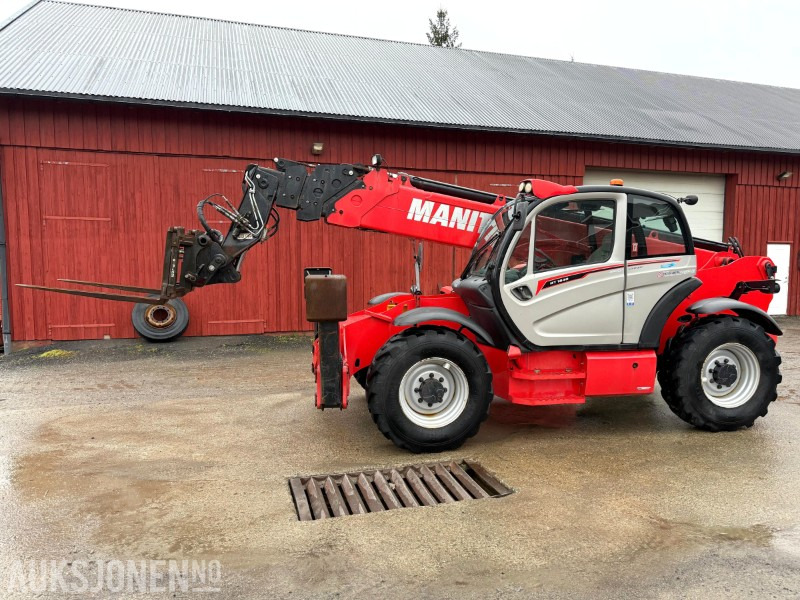 2020 Manitou MT1840 Teleskoptruck, gafler med sideshift/ spreder, Lys, Lavt timeantall, joystick, 4-hjulsstyring, - رافعة تلسكوبية: صور 2 2020 Manitou MT1840 Teleskoptruck, gafler med sideshift/ spreder, Lys, Lavt timeantall, joystick, 4-hjulsstyring, - رافعة تلسكوبية: صور 2