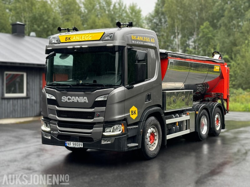 2020 Scania P450 asfalt - spriderbil m/ ReCo Drive | automat | 3-akslet - سيارة بلدية: صور 1 2020 Scania P450 asfalt - spriderbil m/ ReCo Drive | automat | 3-akslet - سيارة بلدية: صور 1