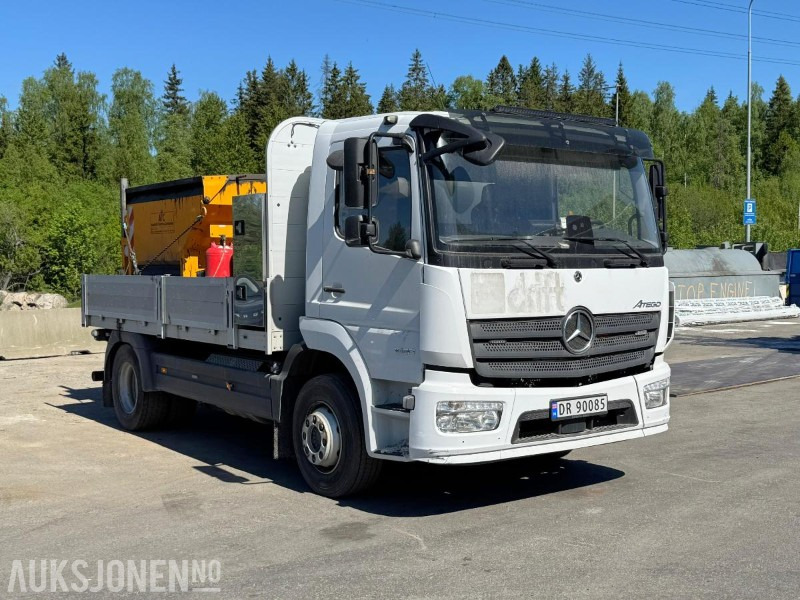 2021 Mercedes-Benz Atego 1530 lappebil/asfaltcontainer/hengsrød plan/adaptiv cruisecontrol/kamera - شاحنات مسطحة: صور 3 2021 Mercedes-Benz Atego 1530 lappebil/asfaltcontainer/hengsrød plan/adaptiv cruisecontrol/kamera - شاحنات مسطحة: صور 3