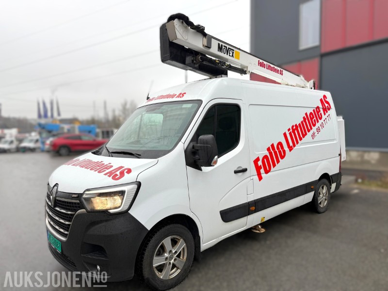 2022 Movex TLF 15 Renault Master Klasse B, 15 meter arb.høyde, 230kg i kurv, 2x støttebein, isolert kurv, Ledrotor og blitzere - منصات هيدروليكية متنقلة: صور 1 2022 Movex TLF 15 Renault Master Klasse B, 15 meter arb.høyde, 230kg i kurv, 2x støttebein, isolert kurv, Ledrotor og blitzere - منصات هيدروليكية متنقلة: صور 1