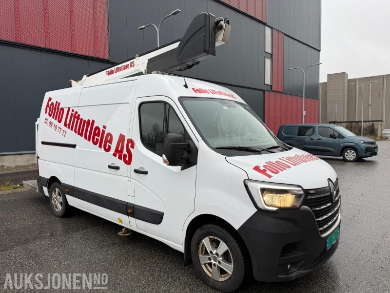 2022 Movex TLF 15 Renault Master Klasse B, 15 meter arb.høyde, 230kg i kurv, 2x støttebein, isolert kurv, Ledrotor og blitzere - منصات هيدروليكية متنقلة: صور 3 2022 Movex TLF 15 Renault Master Klasse B, 15 meter arb.høyde, 230kg i kurv, 2x støttebein, isolert kurv, Ledrotor og blitzere - منصات هيدروليكية متنقلة: صور 3