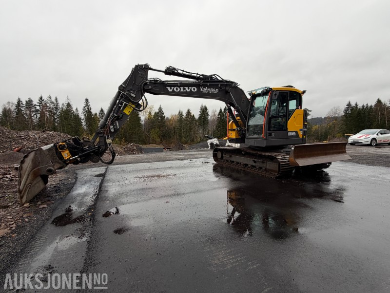 2023 Volvo ECR145EL beltegraver - HK feste - Engcon tiltrotator - Volvo pusseskuffe - Planeringsskjær - Sentralsmøring - Kun 837 timer - حفارة: صور 1 2023 Volvo ECR145EL beltegraver - HK feste - Engcon tiltrotator - Volvo pusseskuffe - Planeringsskjær - Sentralsmøring - Kun 837 timer - حفارة: صور 1