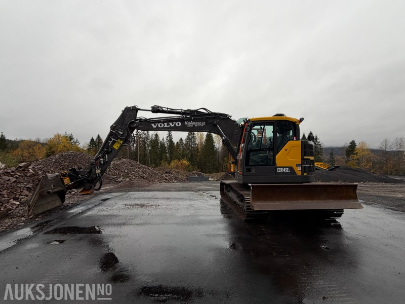 2023 Volvo ECR145EL beltegraver - HK feste - Engcon tiltrotator - Volvo pusseskuffe - Planeringsskjær - Sentralsmøring - Kun 837 timer - حفارة: صور 2 2023 Volvo ECR145EL beltegraver - HK feste - Engcon tiltrotator - Volvo pusseskuffe - Planeringsskjær - Sentralsmøring - Kun 837 timer - حفارة: صور 2