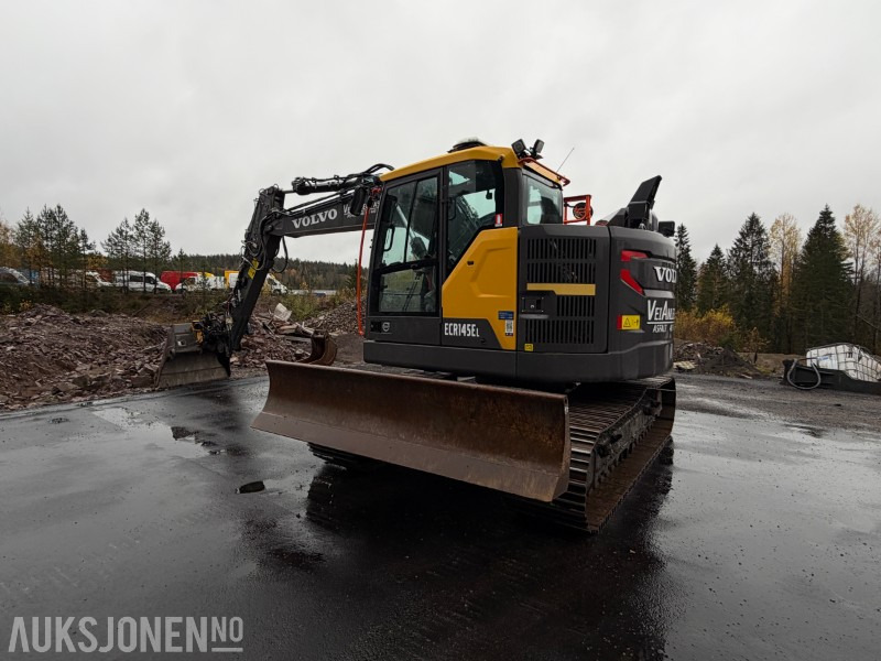 2023 Volvo ECR145EL beltegraver - HK feste - Engcon tiltrotator - Volvo pusseskuffe - Planeringsskjær - Sentralsmøring - Kun 837 timer - حفارة: صور 3 2023 Volvo ECR145EL beltegraver - HK feste - Engcon tiltrotator - Volvo pusseskuffe - Planeringsskjær - Sentralsmøring - Kun 837 timer - حفارة: صور 3