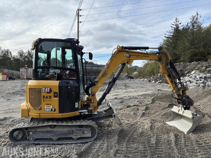 2024 Cat 302.7 CR Belte Minigraver med sentralsmøring og 3skuffer - حفارة مصغرة: صور 5 2024 Cat 302.7 CR Belte Minigraver med sentralsmøring og 3skuffer - حفارة مصغرة: صور 5