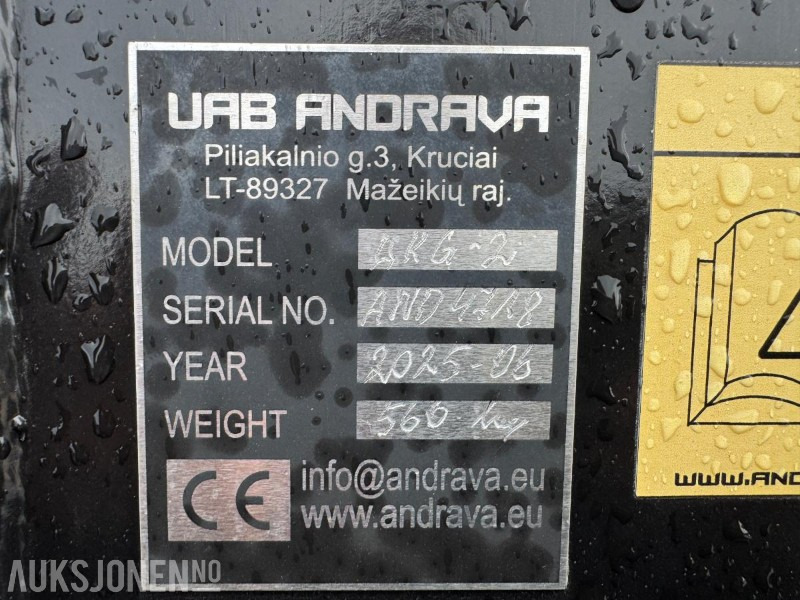 2025 ANDRAVA 2 m3 traktorskuffe - الآلات والماكينات الزراعية: صور 2 2025 ANDRAVA 2 m3 traktorskuffe - الآلات والماكينات الزراعية: صور 2