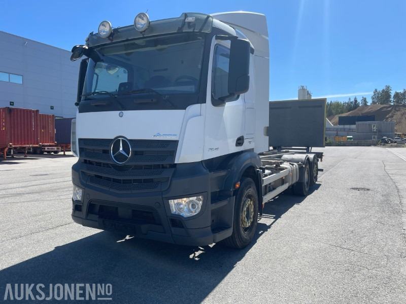 Mercedes-Benz Antos 2545 containerbil, baklem, euro 6, lav km - شاحنات الحاويات/ جسم علوي قابل للتغيير شاحنة: صور 1 Mercedes-Benz Antos 2545 containerbil, baklem, euro 6, lav km - شاحنات الحاويات/ جسم علوي قابل للتغيير شاحنة: صور 1