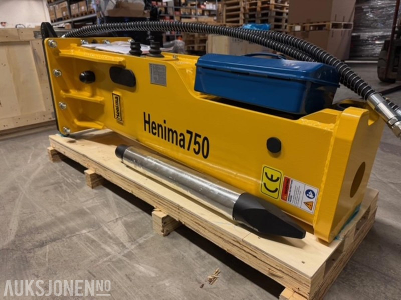 NY HENIMA PIGGHAMMER TIL 6-9 TONNS GRAVEMASKIN S50 M/GARANTI - مطرقة هيدروليكية: صور 5 NY HENIMA PIGGHAMMER TIL 6-9 TONNS GRAVEMASKIN S50 M/GARANTI - مطرقة هيدروليكية: صور 5