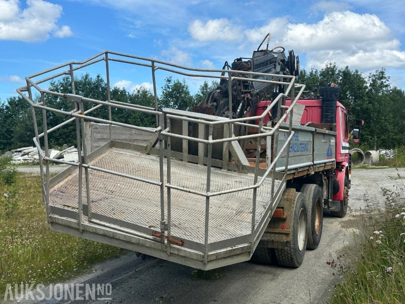 Scania P112H - Intercooler - 6X2 - Fastmontert kran med uttrekk og kurv - Tipp kasse - شاحنة كرين: صور 5 Scania P112H - Intercooler - 6X2 - Fastmontert kran med uttrekk og kurv - Tipp kasse - شاحنة كرين: صور 5