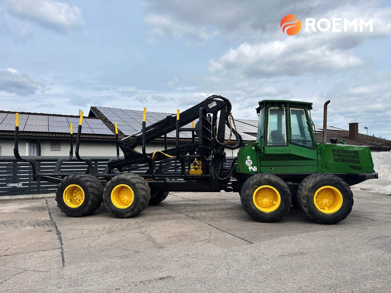 John Deere 1110 D*KRAN CF572 10 Meter - شاحنات نقل الأخشاب في الغابات: صور 4 John Deere 1110 D*KRAN CF572 10 Meter - شاحنات نقل الأخشاب في الغابات: صور 4