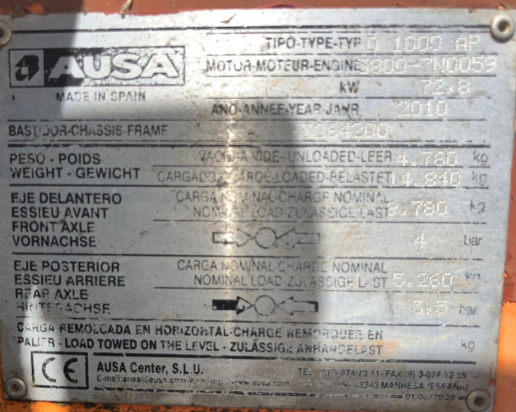 AUSA D1000AP - قلابة شاحنة: صور 4 AUSA D1000AP - قلابة شاحنة: صور 4