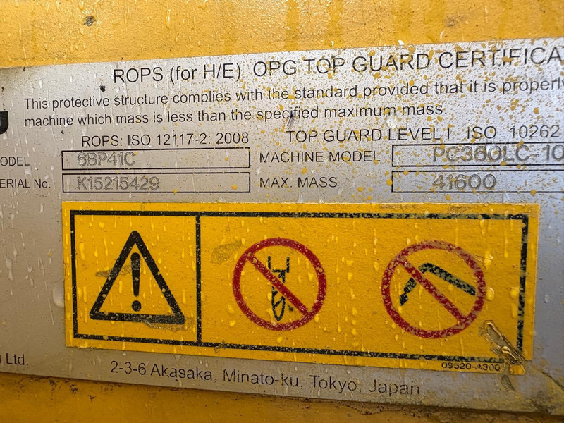 تأجير Komatsu PC360LC-10 Komatsu PC360LC-10: صور 10