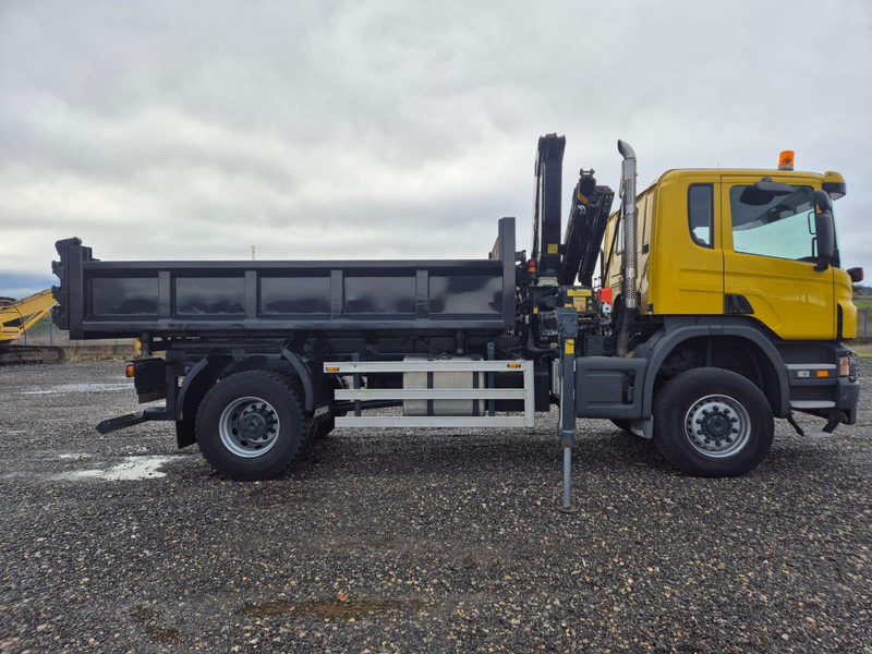 Scania P340 4x4 **2 units low km*, tipper with Fassi - قلابات, شاحنة كرين: صور 3 Scania P340 4x4 **2 units low km*, tipper with Fassi - قلابات, شاحنة كرين: صور 3