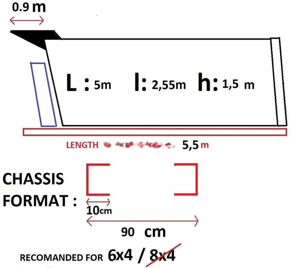 Hyva Bena 8x4 cu semisasiu , cilindru basculare si rezervor ulei hidr - الجسم قلابة: صور 1 Hyva Bena 8x4 cu semisasiu , cilindru basculare si rezervor ulei hidr - الجسم قلابة: صور 1