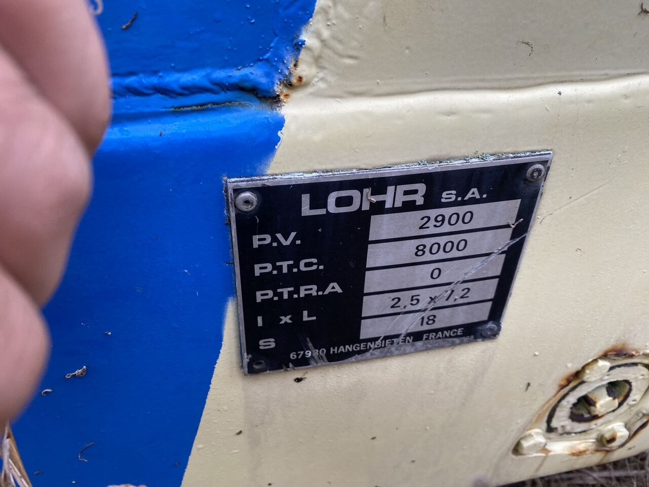 Lohr VGY JV 17 SP115 35105 : Structura camion + remorca transport aut - شاحنة نقل سيارات مقطورة: صور 4 Lohr VGY JV 17 SP115 35105 : Structura camion + remorca transport aut - شاحنة نقل سيارات مقطورة: صور 4