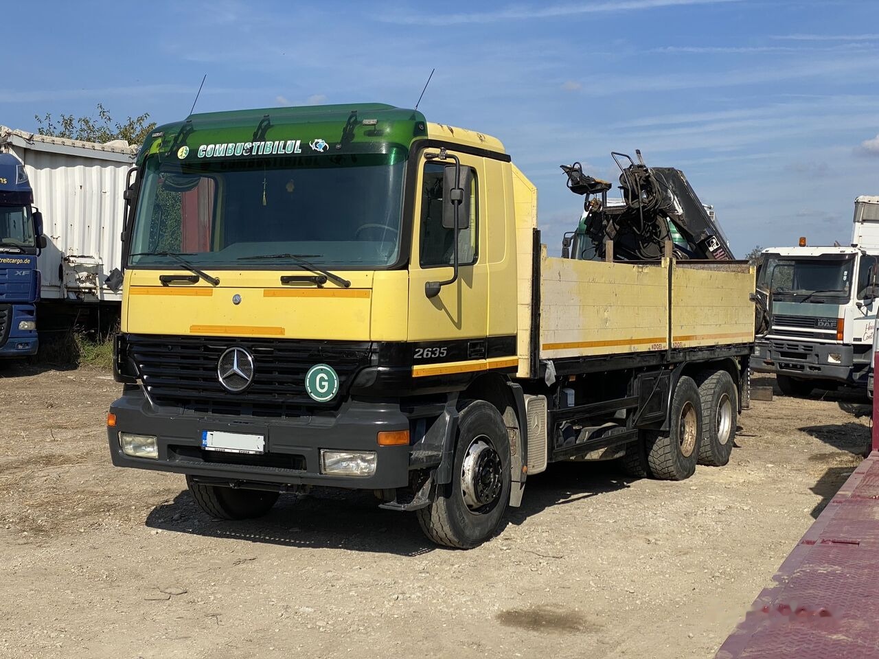 Mercedes-Benz Actros MP1 - شاحنات مسطحة, شاحنة كرين: صور 4 Mercedes-Benz Actros MP1 - شاحنات مسطحة, شاحنة كرين: صور 4