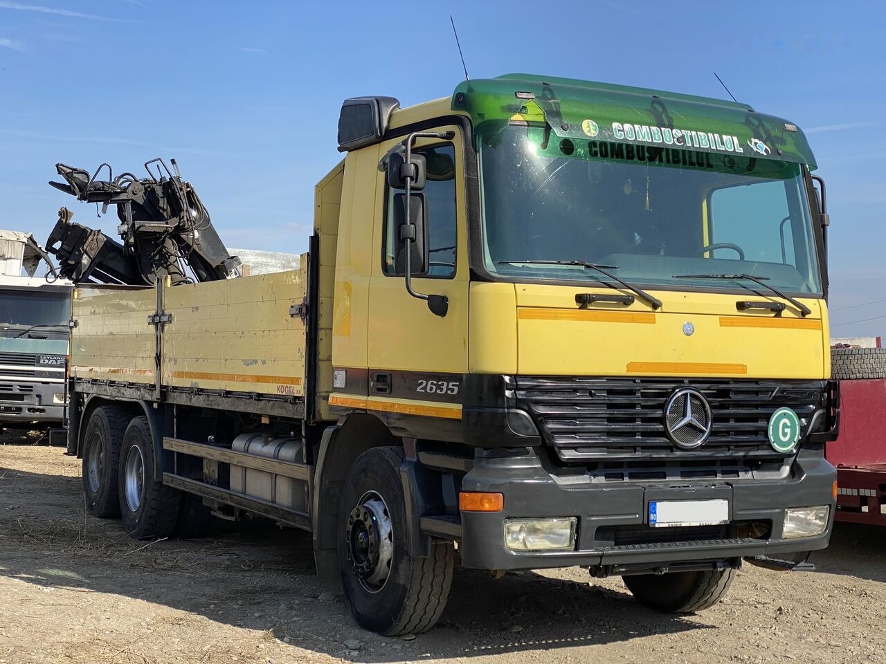 Mercedes-Benz Actros MP1 - شاحنات مسطحة, شاحنة كرين: صور 1 Mercedes-Benz Actros MP1 - شاحنات مسطحة, شاحنة كرين: صور 1