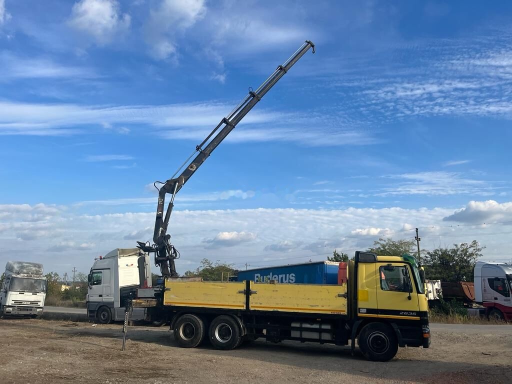 Mercedes-Benz Actros MP1 - شاحنات مسطحة, شاحنة كرين: صور 3 Mercedes-Benz Actros MP1 - شاحنات مسطحة, شاحنة كرين: صور 3