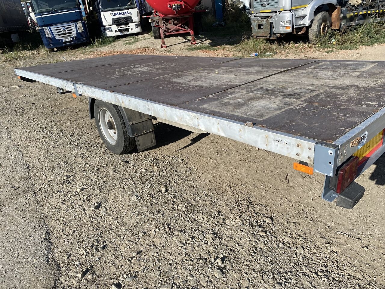 Schmitz Cargobull REPACOM Rema remorca 6,5 m lungime platforma pentru marfa / util - مقطورات مسطحة: صور 2 Schmitz Cargobull REPACOM Rema remorca 6,5 m lungime platforma pentru marfa / util - مقطورات مسطحة: صور 2