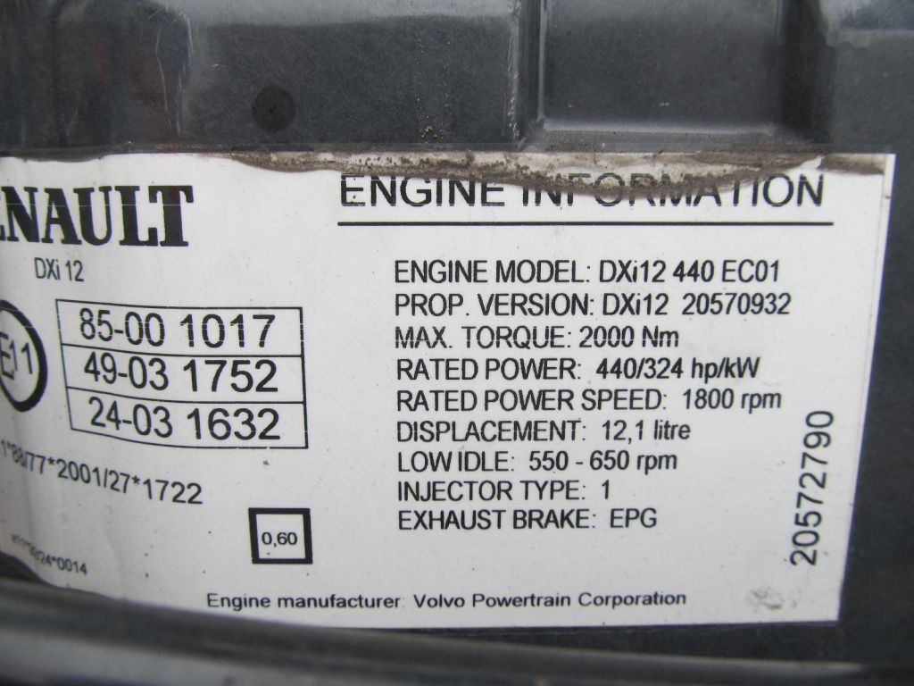 Renault Magnum DXI12 - المحرك - شاحنة: صور 4 Renault Magnum DXI12 - المحرك - شاحنة: صور 4