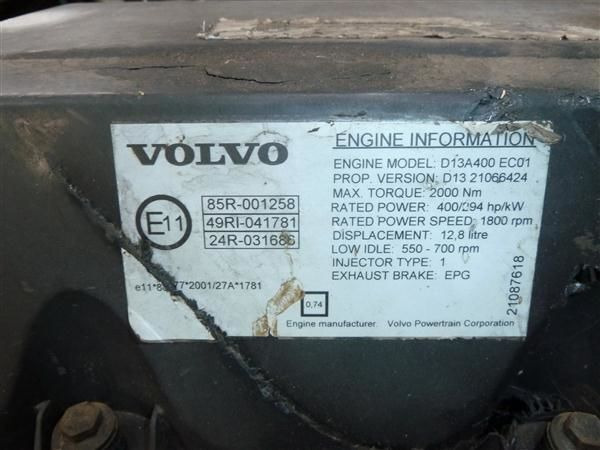 Volvo D13A400 EC01 Volvo FM, FMX - المحرك - شاحنة: صور 3 Volvo D13A400 EC01 Volvo FM, FMX - المحرك - شاحنة: صور 3